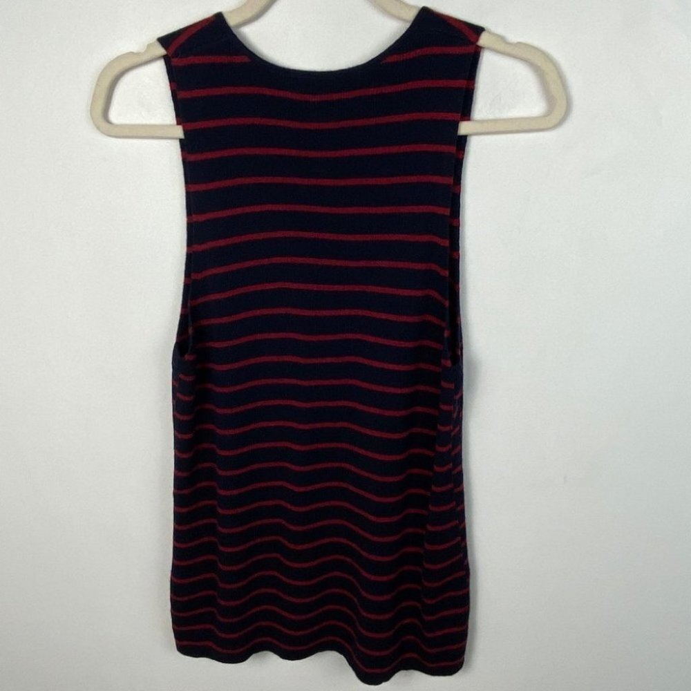 NWT Elizabeth James Cashmere Blend Dahlia Striped Top‎ Size Medium New With Tags - Picture 7 of 10